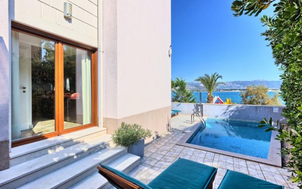 Croatia Trogir area beach front villa for sale