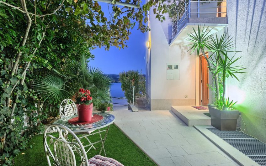 Croatia Trogir area beach front villa for sale