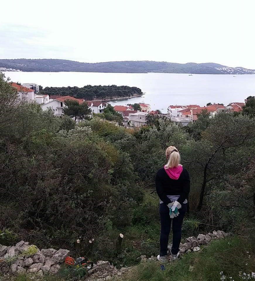 Croatia Trogir area sea view land for sale