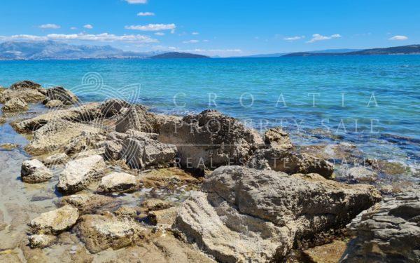 Croatia Trogir area seafront land for sale