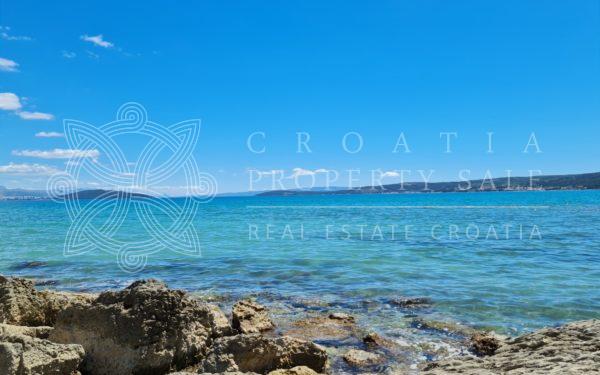 Croatia Trogir area seafront land for sale