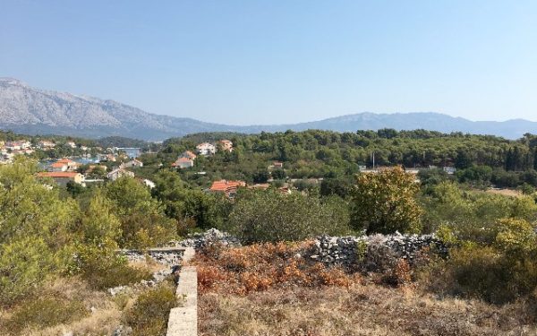 Croatia island Korcula sea view land for sale
