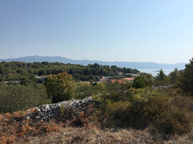 Croatia island Korcula sea view land for sale