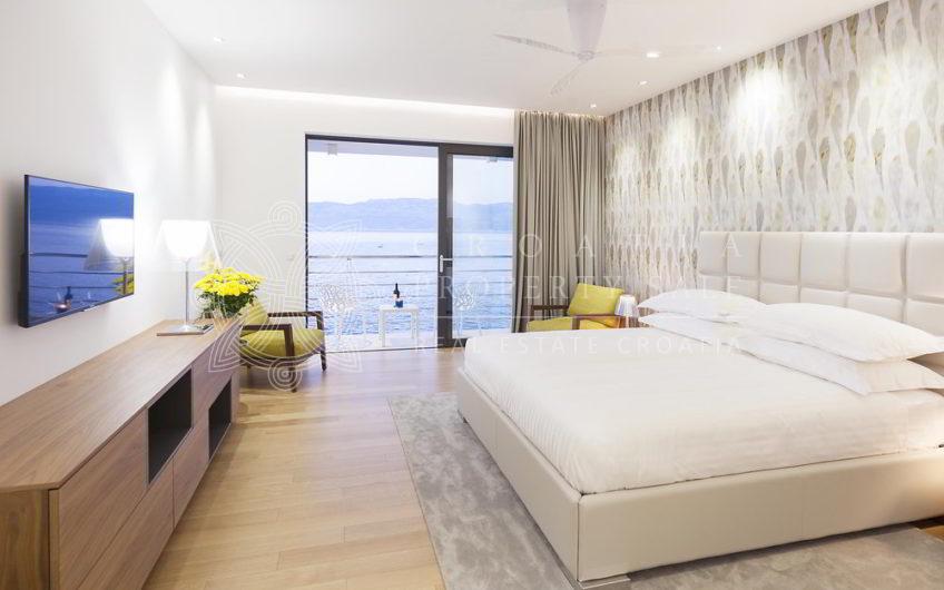 Croatia Brac island waterfront luxury villa for sale with pool