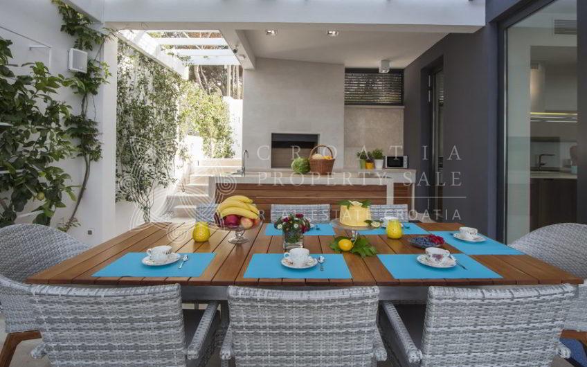 Croatia Brac island waterfront luxury villa for sale with pool