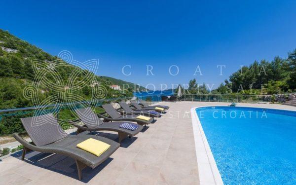 Croatia Korcula beachfront luxury villa for sale
