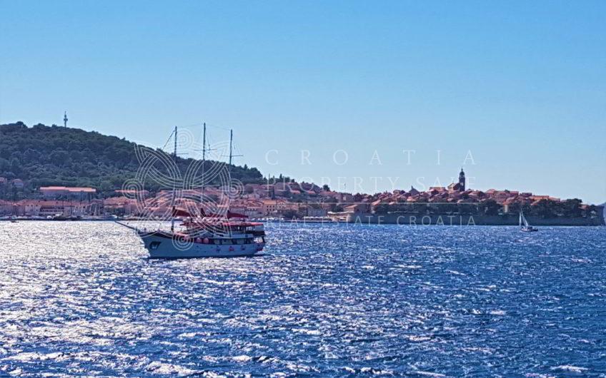 Croatia Korcula island waterfront luxury new large apartment for sale