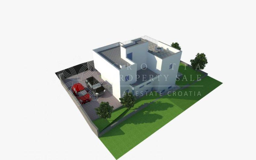 Croatia Omis area sea view land for sale with building permit