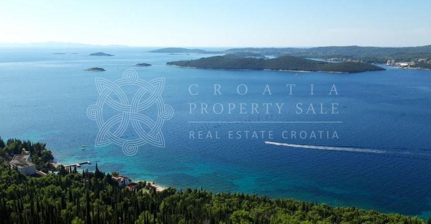 Croatia Orebic stone beachfront house for sale