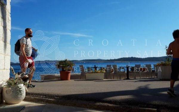 Croatia Orebic stone beachfront house for sale