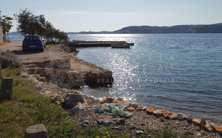 Croatia Peljesac Orebic area beachfront stone villa for sale