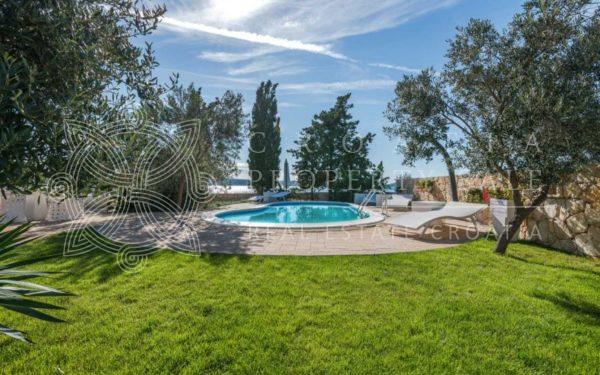 Croatia Sibenik Riviera beachfront villa for sale with pool and private beach