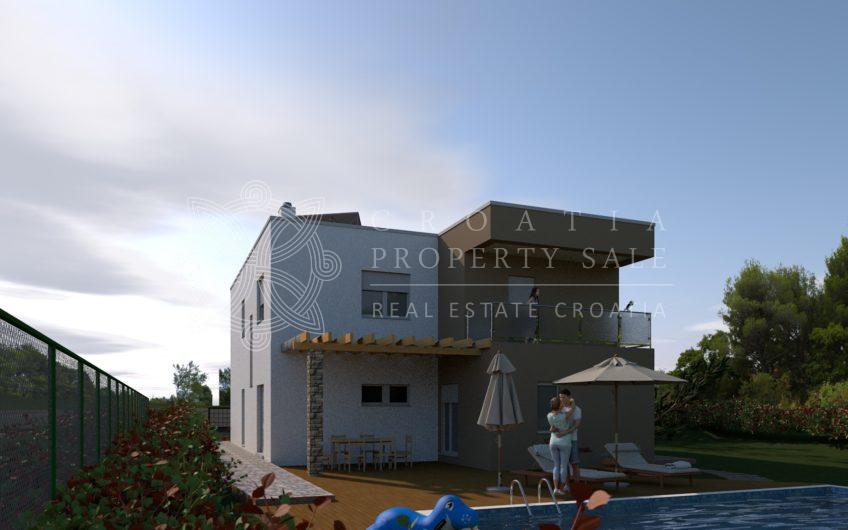 Croatia Sibenik area new modern villa with pool for sale