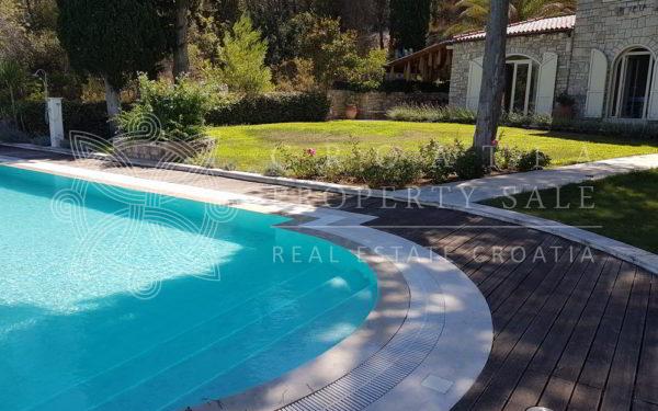 Croatia Solta island waterfront luxury historic villa for sale with yacht mooring