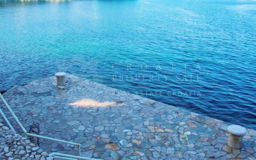 Croatia Solta island waterfront luxury historic villa for sale with yacht mooring