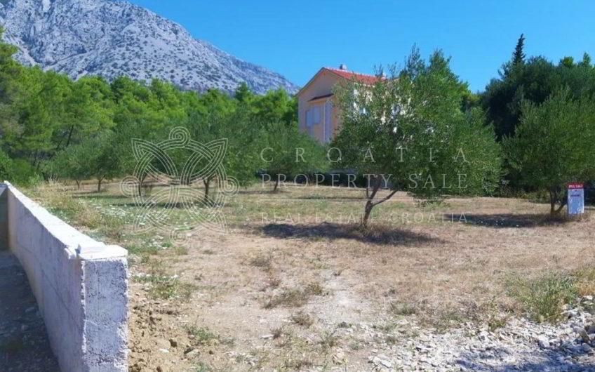 Croatia South Dalmatia Orebic sea view land for sale with building permit