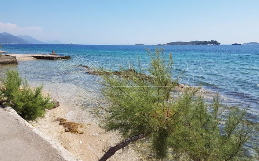 Croatia South Dalmatia Orebic sea view land for sale with building permit