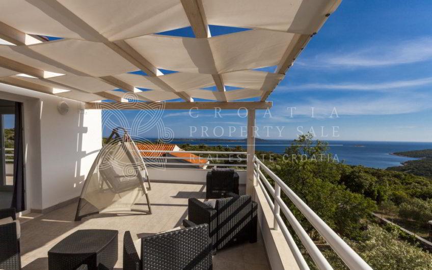 Croatia Trogir Riviera villa with pool for sale and sea view