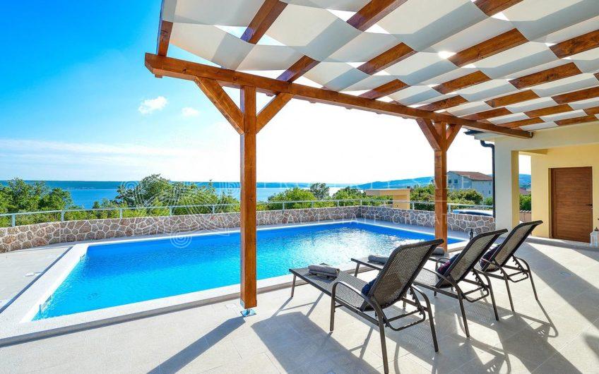 Croatia Zadar Posedarje area house for sale with pool and sea view