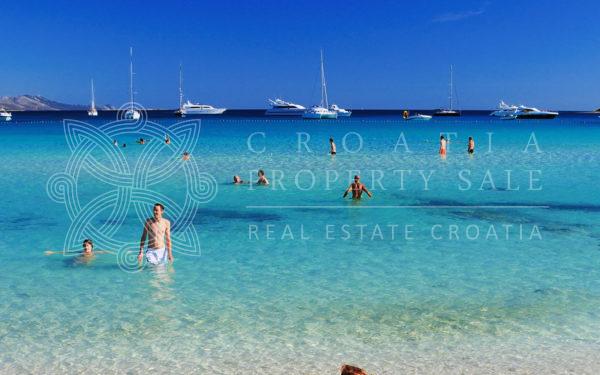 Croatia Zadar area Dugi Otok island waterfront land for sale with building permit