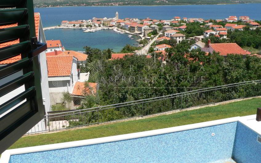 Croatia Zadar area villa with pool for sale and sea view