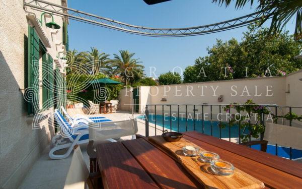 Croatia island Brac sea view villa with pool for sale
