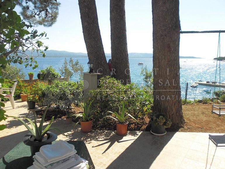 Croatia island Brac waterfront villa for sale