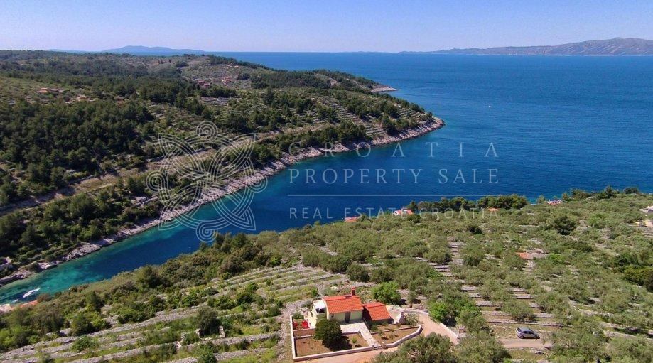 Croatia island Korcula house with sea view for sale