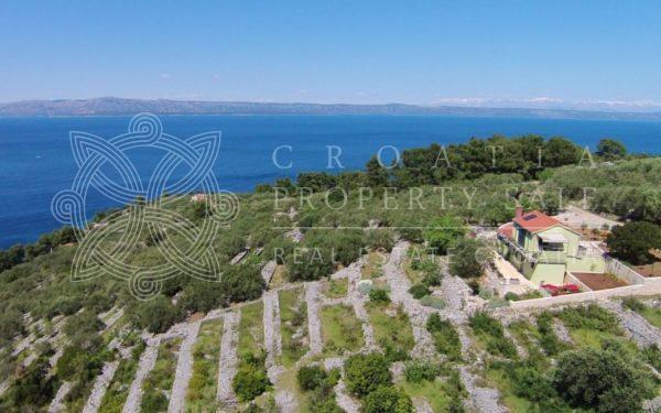 Croatia island Korcula house with sea view for sale