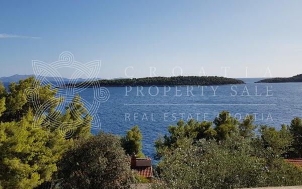 Croatia island Korcula sea view stone house for sale