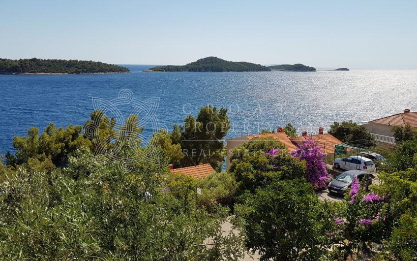 Croatia island Korcula sea view stone house for sale