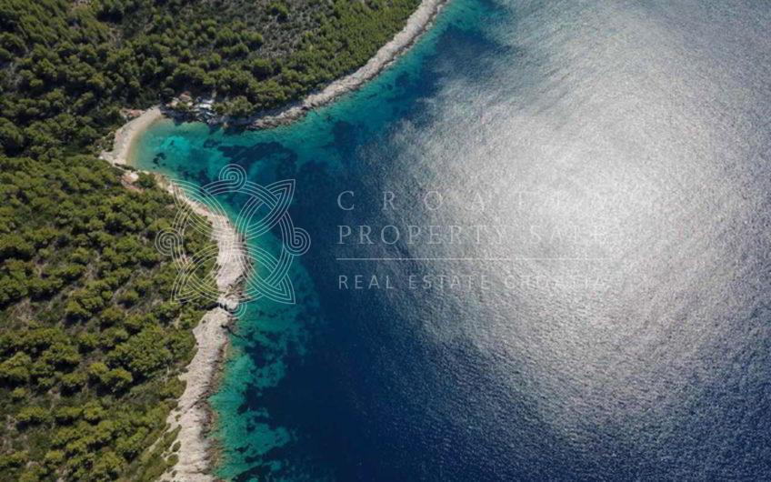 Croatia island Korcula stone waterfront villa for sale
