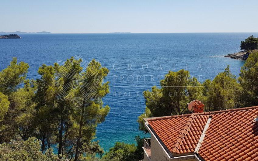 Croatia island Korcula waterfront stone villa for sale