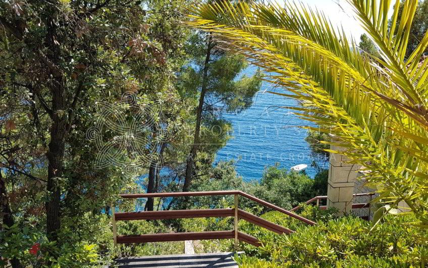 Croatia island Korcula waterfront stone villa for sale