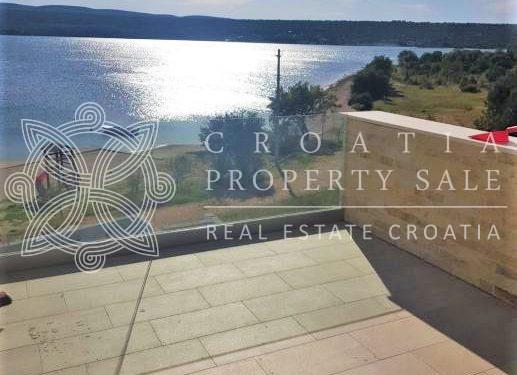 Croatia Zadar area seafront house for sale with pool