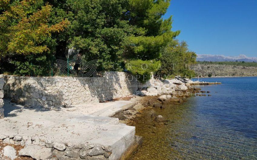 Croatia Zadar area waterfront house for sale with boat mooring