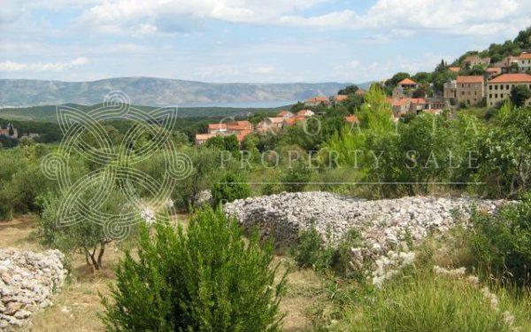 Croatia island Hvar sea view land for sale