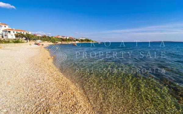 Croatia Pag island Beachfront villa with pool for sale