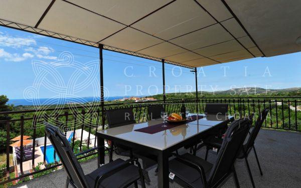 Croatia Primosten Sea view villa with pool for sale