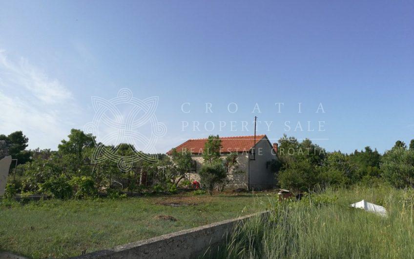 Croatia Sibenik area Waterfront house with large land for sale