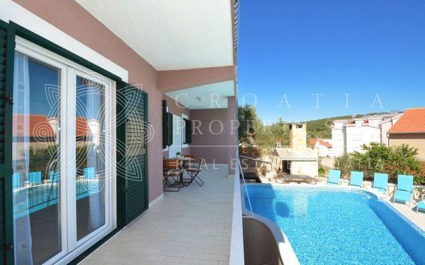 Croatia Trogir Ciovo sea view house with pool sale