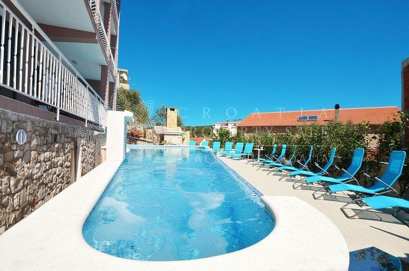 Croatia Trogir Ciovo sea view house with pool sale