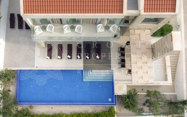 Croatia island Brac sea view Pool villa for sale