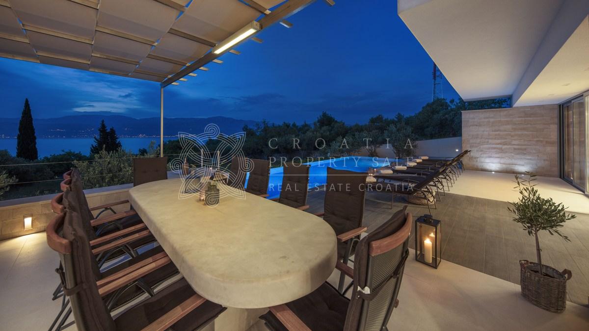 Croatia island Brac sea view Pool villa for sale