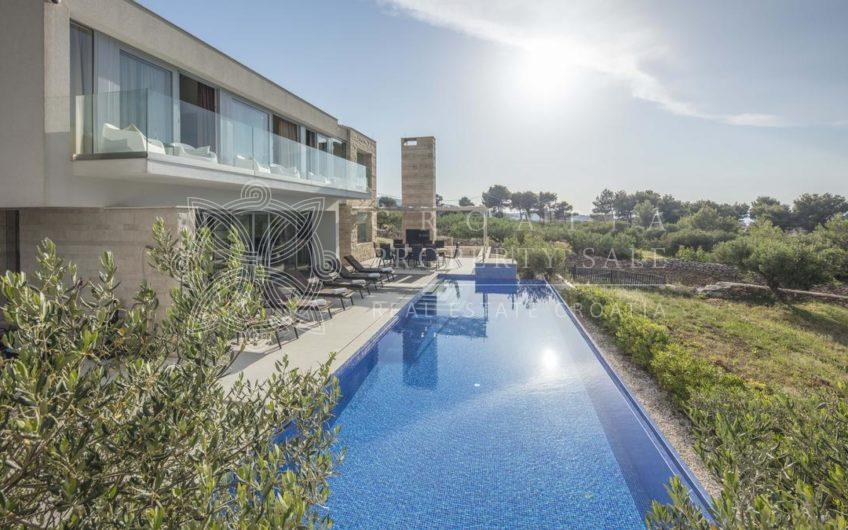 Croatia island Brac sea view Pool villa for sale