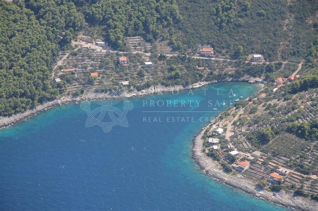 Croatia island Korcula Prigradica sea view land for sale