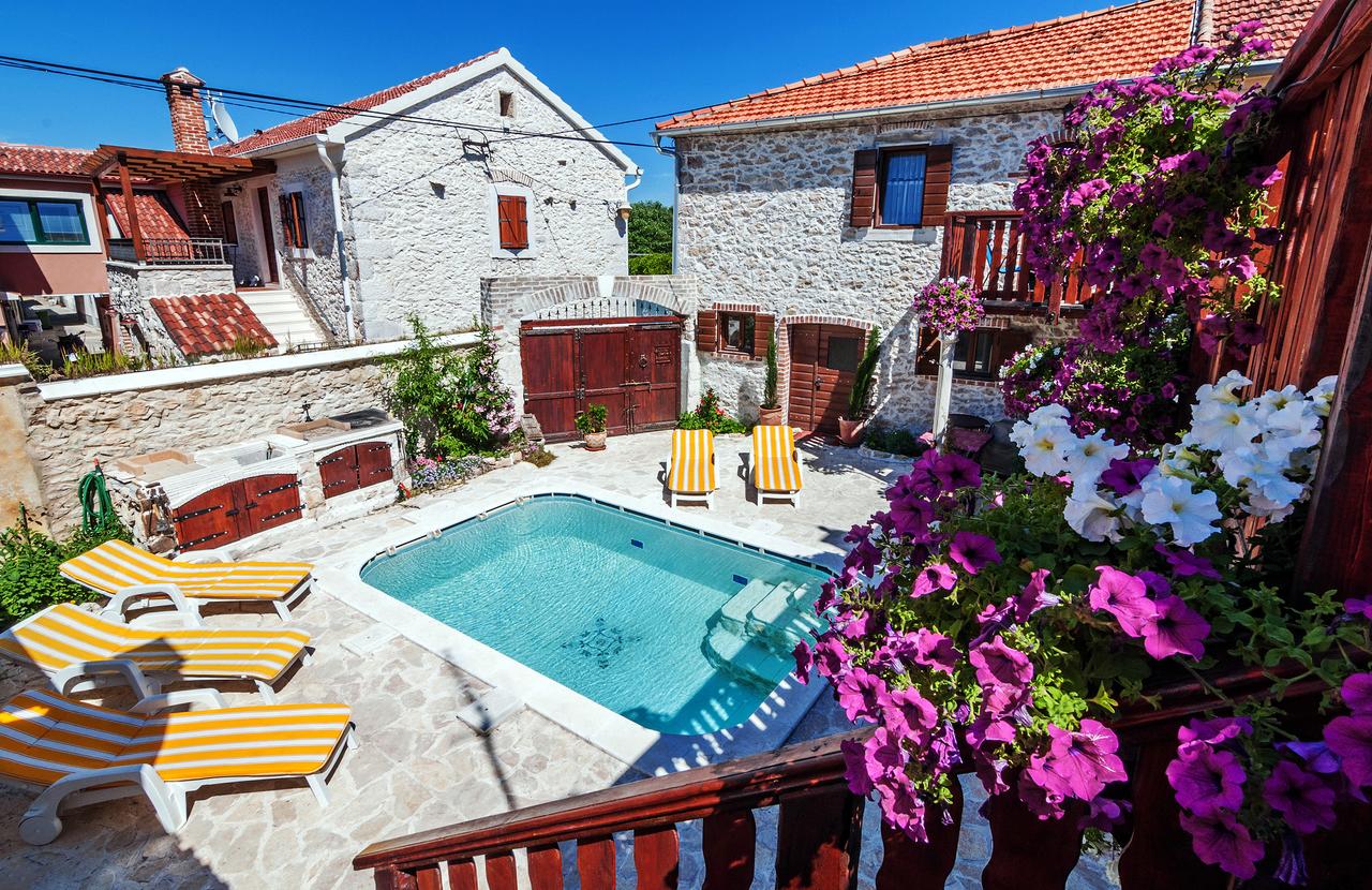 Croatia Dalmatia Zadar renovated stone house with pool for sale Real Estate Croatia