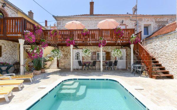 Croatia Dalmatia Zadar renovated stone house with pool for sale