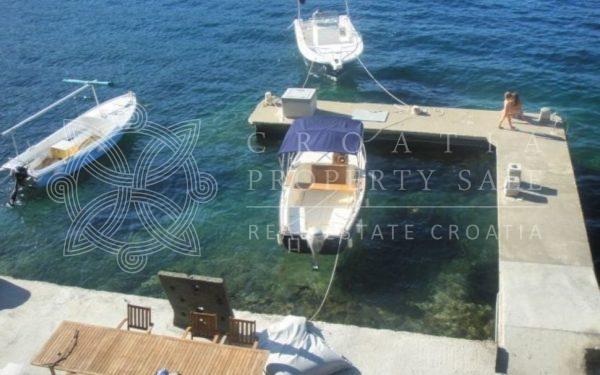 Croatia Dubrovnik Ston Seafront Villa for sale with a Pier