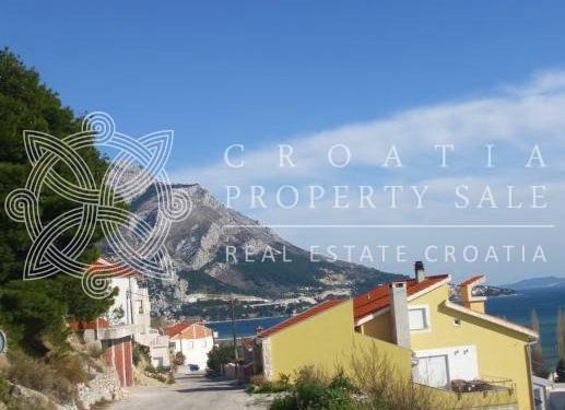 Croatia Omis land for sale with panoramic sea view